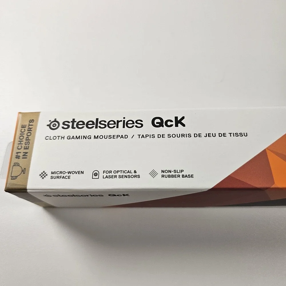 SteelSeries QcK Medium Gaming Mouse Pad Black 63004 320x270mm New